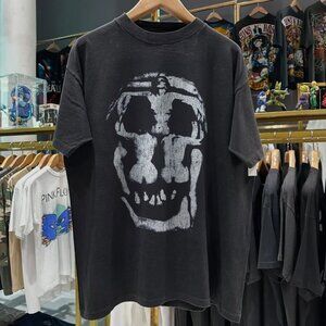1988 DALI 'IN VOLUPTAS MORS' WASHED BLACK T-SHIRT